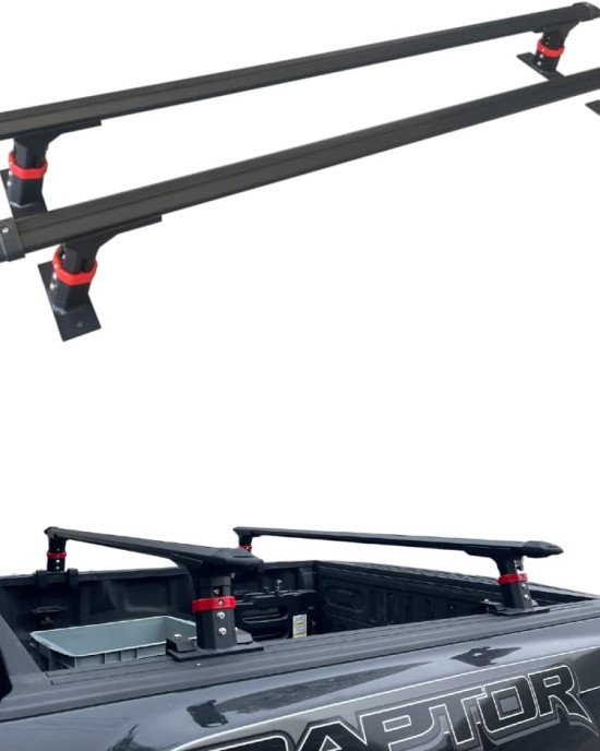 Universal Extendable Pick-Up Truck Rack Bed Rack Aluminum for Tonneau Cover with T-Slot Rail 